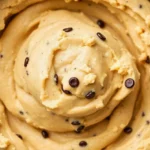 What happens when you use gluten free flour in cookies? Overhead shot of cookie dough in a beautiful kitchen