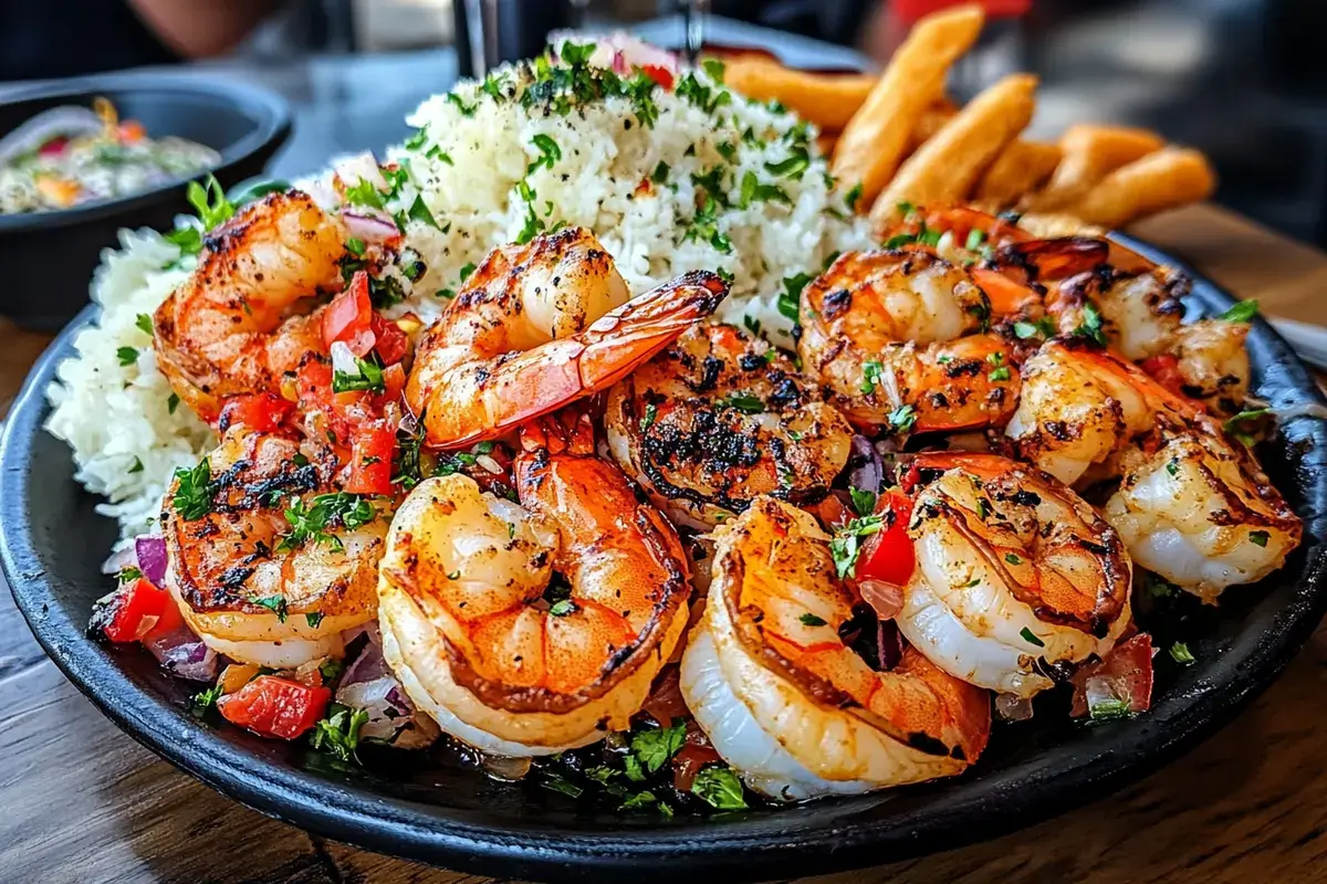 Crowded Red Lobster with shrimp platters