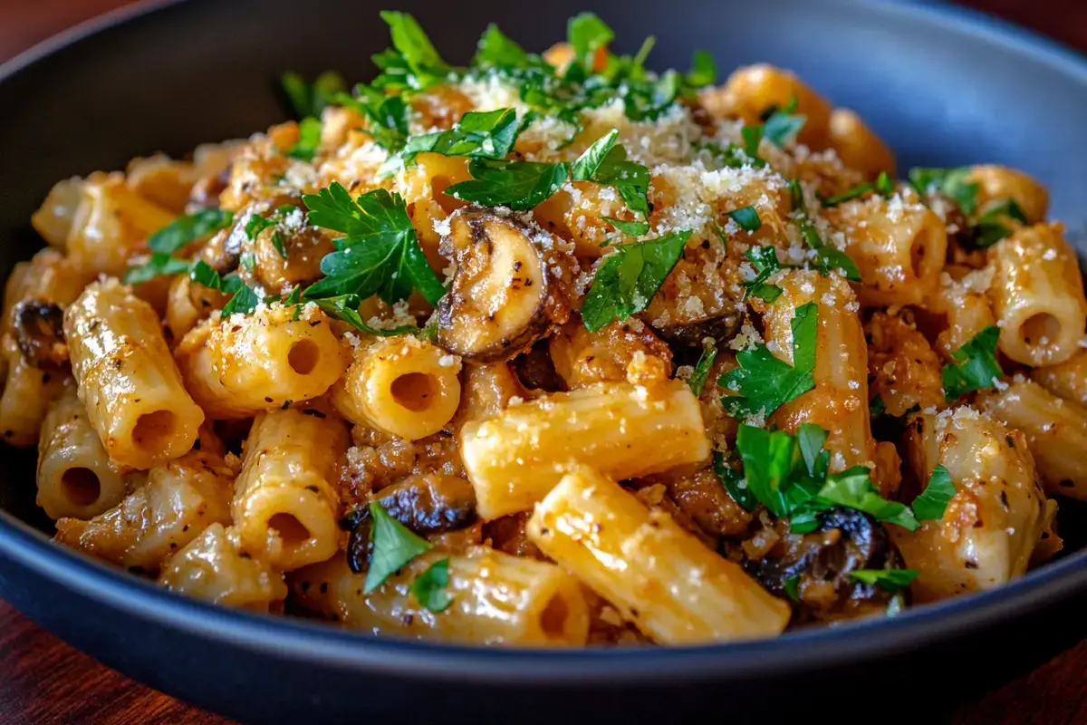 CREAMY MUSHROOM PASTA
