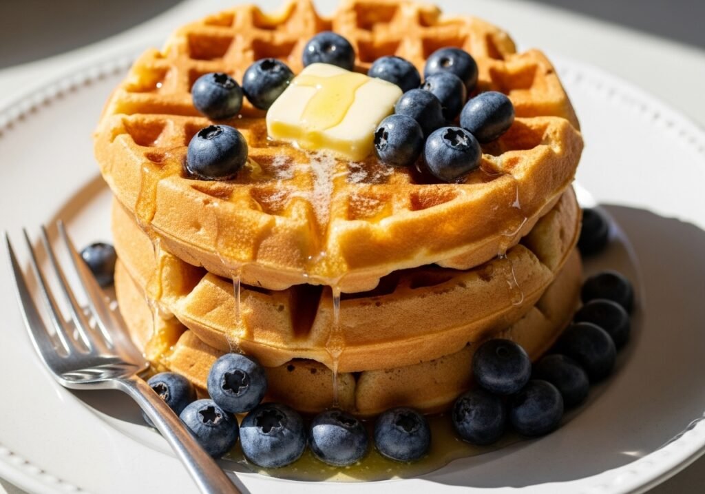 Belgian waffles recipe