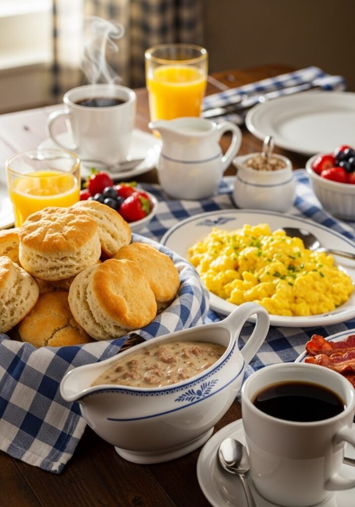 Biscuits breakfast
